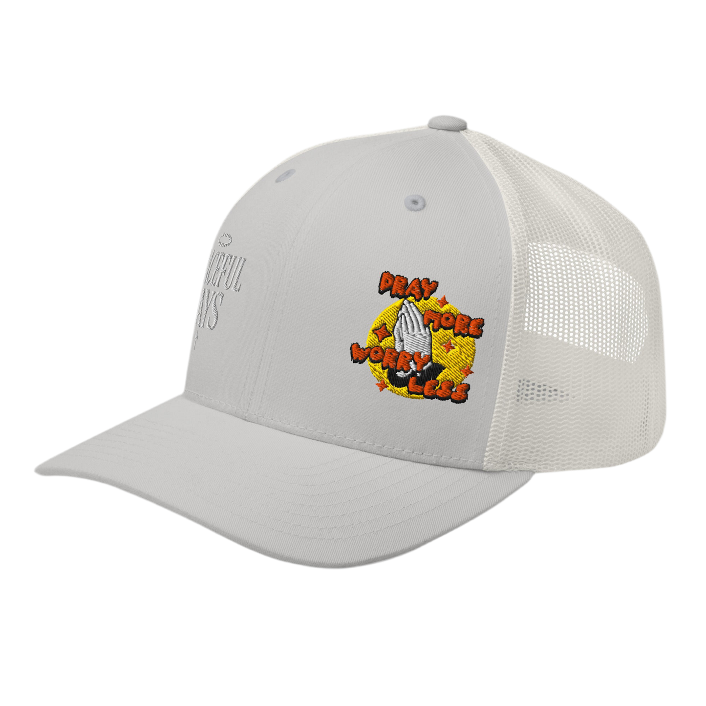 Pray More Worry Less Mesh Hat