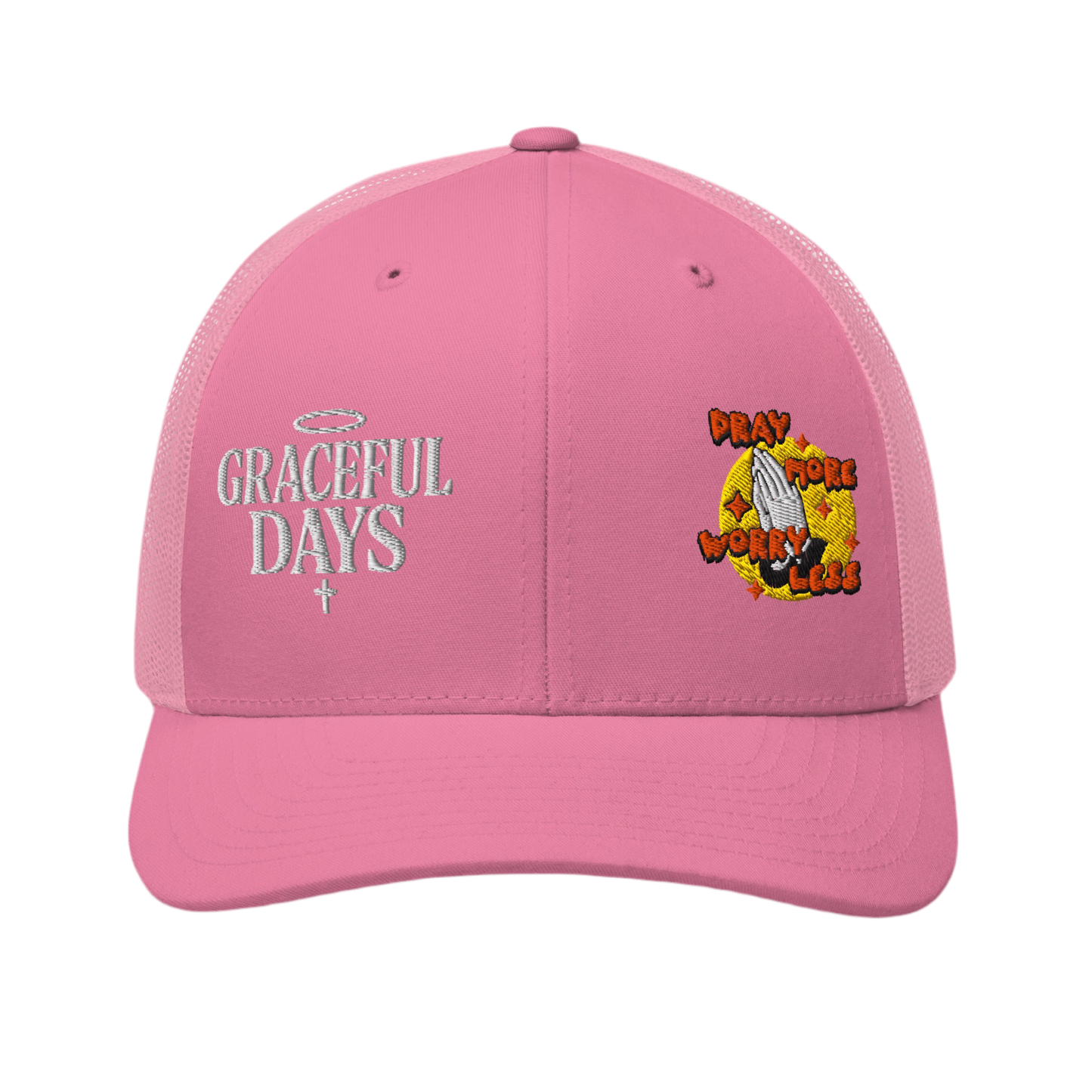 Pray More Worry Less Mesh Hat