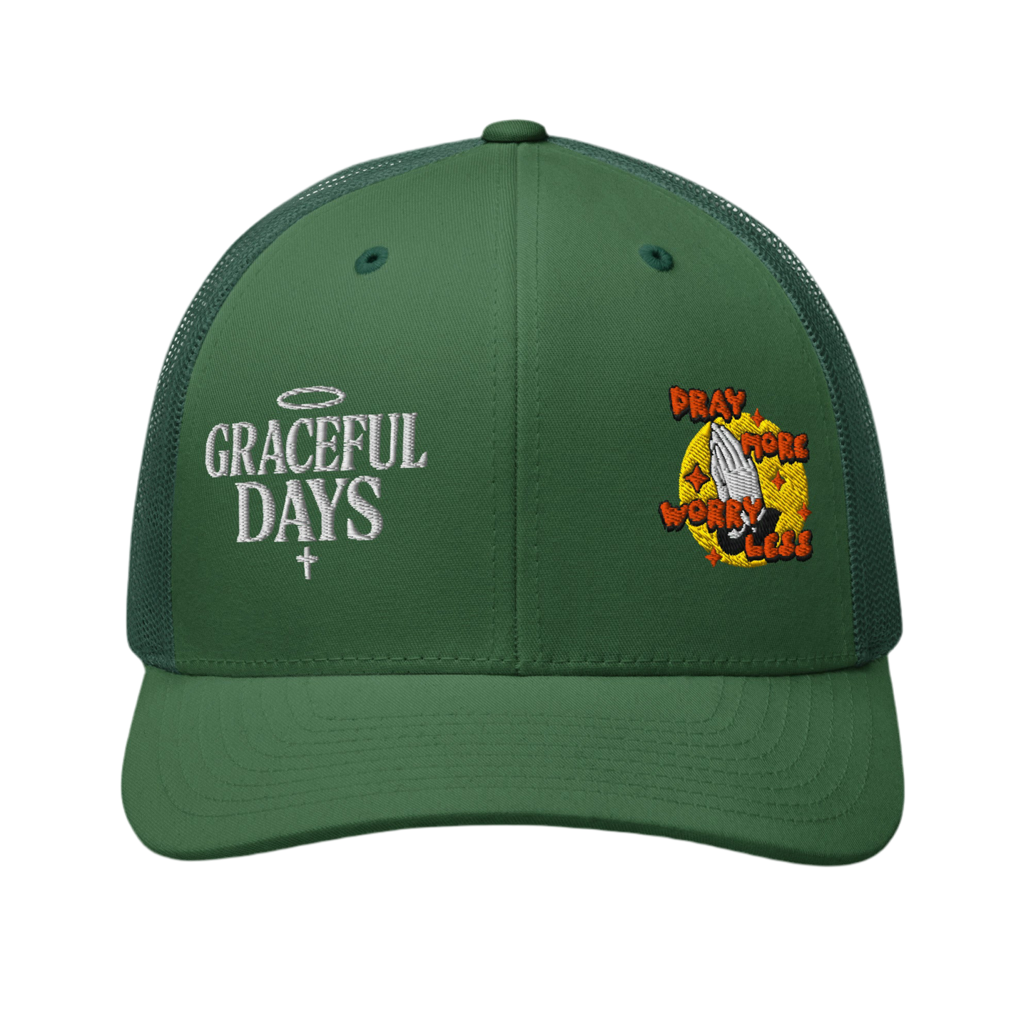 Pray More Worry Less Mesh Hat