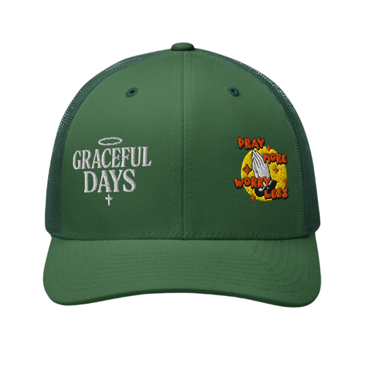 Pray More Worry Less Mesh Hat